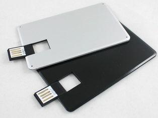 2G, 4G, 8G silver metal Credit Card USB Drives u disks with