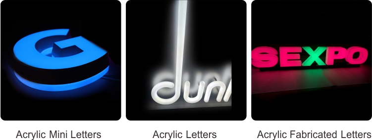 DINGYISIGN Custom Professional 3D Led Luminous Wall Mounted Acrylic Plastic Alphabet Channel Letters Signs