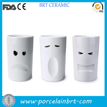 Lovely expressions wholesale ceramic Tube Cup