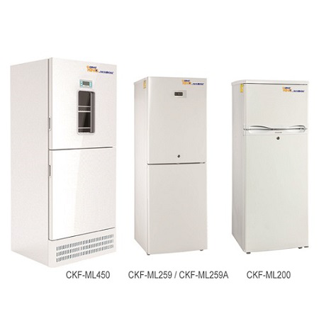 Combined Refrigerator and Freezer