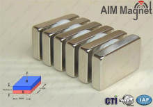 50x10x3 magnet with nickel plating