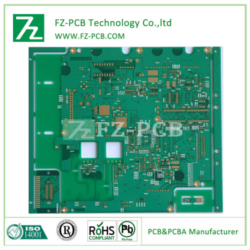 8 laag gelaagde gouden macht PCB