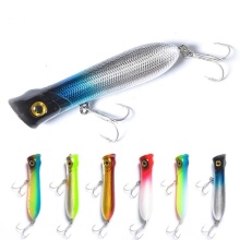 Handmade Plastic Big Mouth Popper Fishing Lures