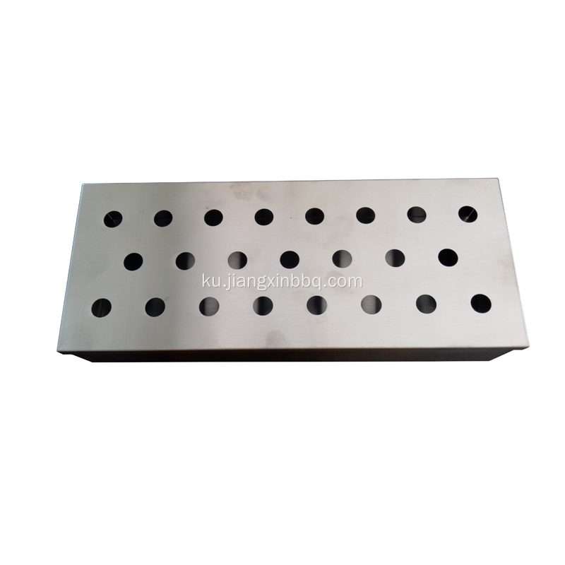 Stainless Steel Wood Chip Barbecue Smoker Box