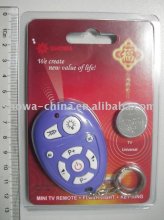 Mini function universal TV remote control