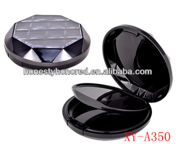 Luxury Plastic Cosmetic Face Powder Compact Case