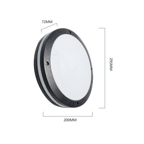 Lampu led 18W Lampu dinding luaran moden luaran