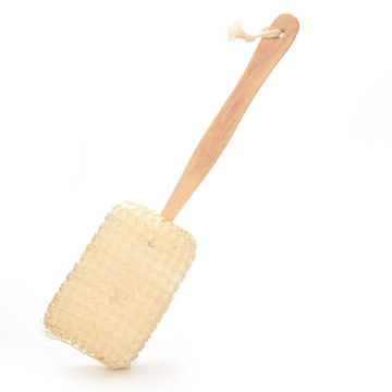 Bath Brushes Shower Design Bathroon Products Long Wooden Handle Natural Sisal Body Back Sponge Scrubber Sanitary Ware Suite