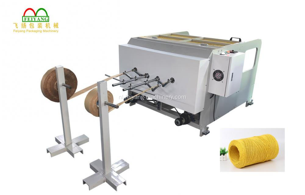 Twee hoofden papier touw producerende machine