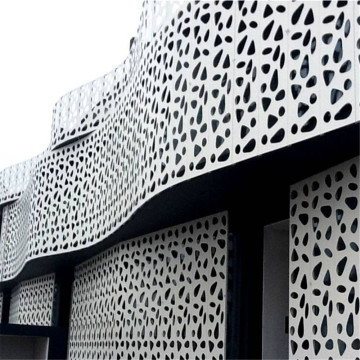 Architectural Aluminum Cladding Perforated Panels