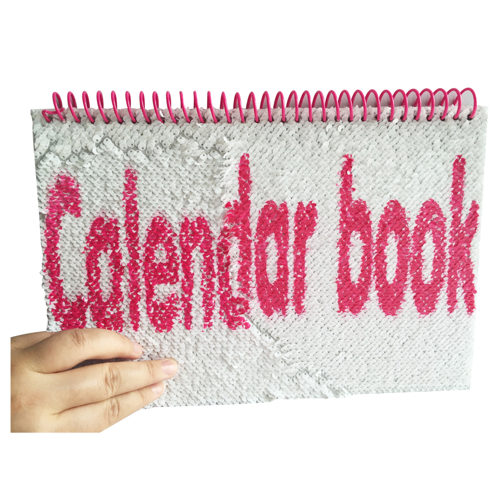 Letter Sequin Magic Notebook Journal