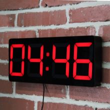 Modern Large Digital Wall Clock with Temperature and Date Display - CP07