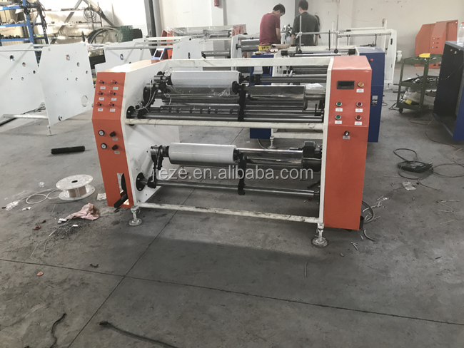 Construction Works 1000mm Semi-auto Stretch Film Rewinder Machine