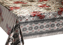 Silver Gold Double Face Coating Tablecloth