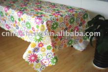 2011 flower design Polyester tablecloth