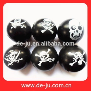 Skull Printed Halloween Bouncing Ball Printed Logo