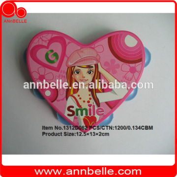 12.5x13x2cm Happy- heart shape tambourine wholesale tambourine