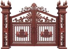 Deluxe Lion Aluminum Gate