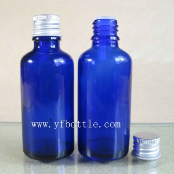 Blue Glass Oil Bottle 50ML