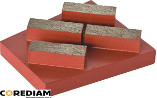 Diamond Griding Plate with 4 Segment