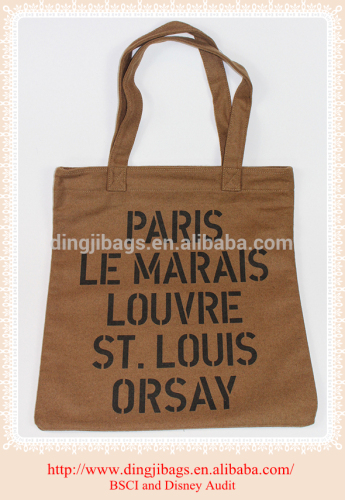 Shopping Bag Wholesale Canvas Fabric Shopping Bag