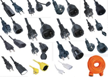 europe schuko power cable, euro power cord