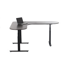 L Shape Adjustable Desk Frame Computer Table