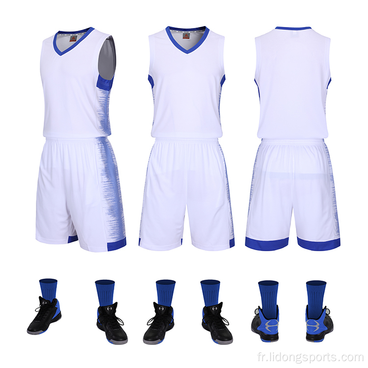 Concevez votre propre maillot de basket de basket-ball en gros