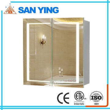 High-end back lit bathroom mirror cabinet