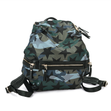 Camouflage stars decorative personality backpaag