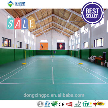 BWF Certificated PVC Vinyl Carpet Badminton Flooring