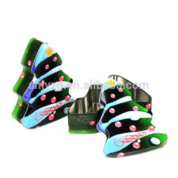 tree shaped promotion storaging tin