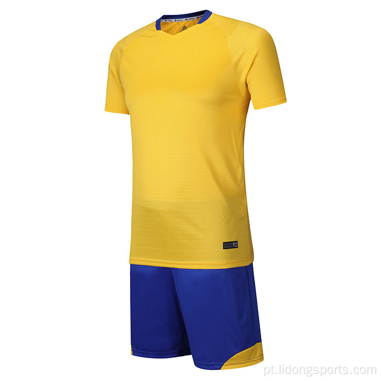 Jersey de futebol sublimado de poliéster de alta qualidade