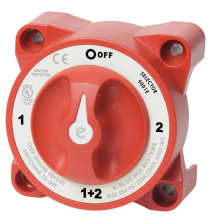 9001E e-Series Selector: 4-Position Red Battery Switch