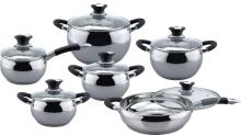 Value apple shape 12pcs cookware set