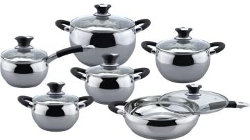 Value apple shape 12pcs cookware set
