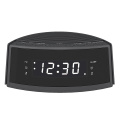 Hot Sale Dual-Alarm Snooze Paparan LED Besar Digital Radio Berbicara Jam Penggera dengan Radio FM