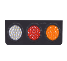 Tri-color LED trailer tail light