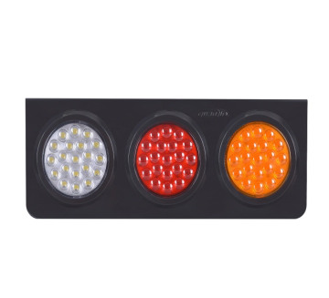 Tri-color LED trailer tail light