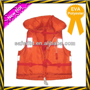 Reflective tape life vest, life vest by polyester EVA