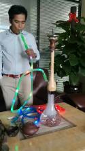 Nargila smoking accessories hookah glowing led hose