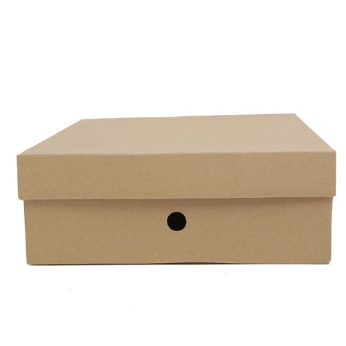 Kraft Lid And Base Gift Cardboard Shoes Box