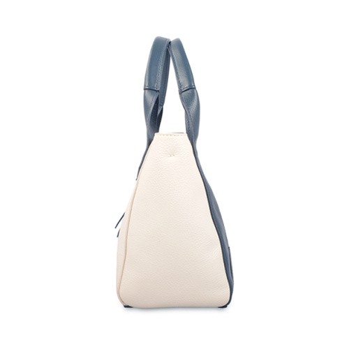 Borsa casual per borsa hobo in pelle blu fatta a mano