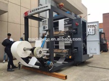Two color overlapping type synchronous belt high speed printing machine