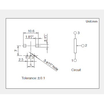 Transparente Achse Drehpotentiometer