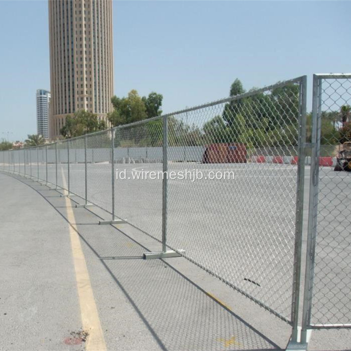 Chain Link Galvanized Temporary Fence