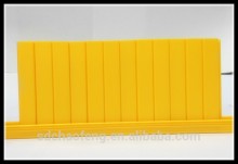 yellow plastic sliding shutter
