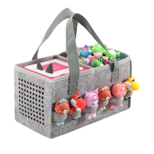 Felt Baby Nursery Diaper Caddy Storage Bag