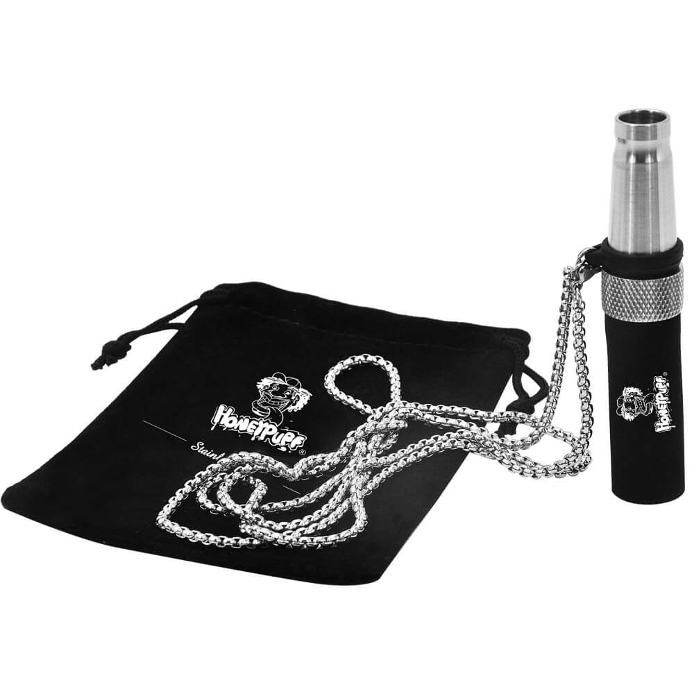 Stainless Steel Hookah Mouthpiece Shisha Mouth Tips With Necklace Lanyard Custom Logo