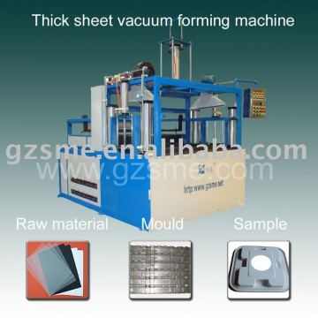 Thick plate vacuum former